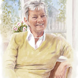 Jane portrait painting by Simon Taylor